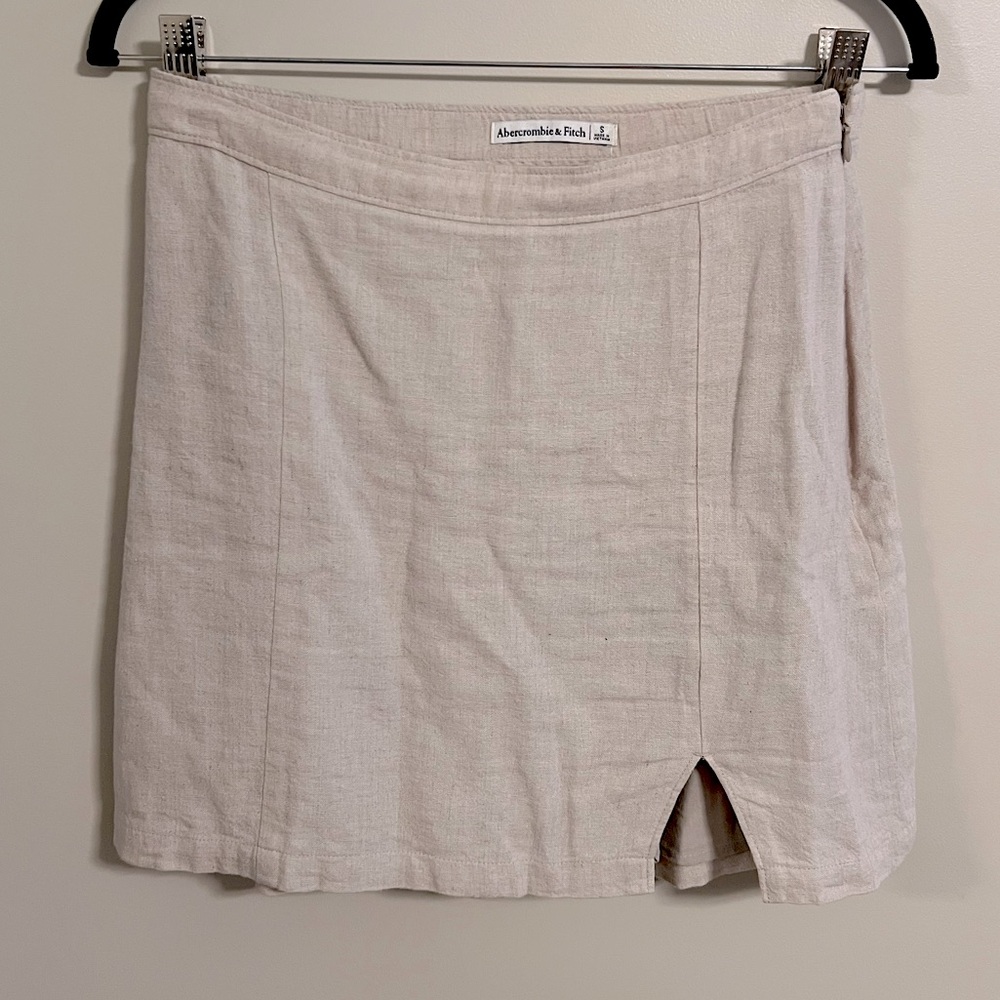 Abercrombie & Fitch Linen Mini Skirt